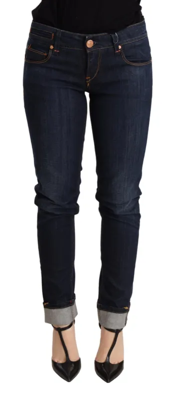 Chic Dark Blue Skinny Jeans sold by Louxly
