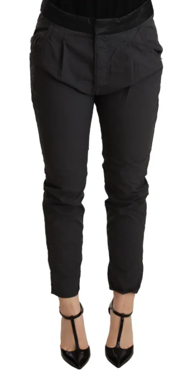 Elegant Mid Waist Slim Fit Skinny Pants sold by Louxly