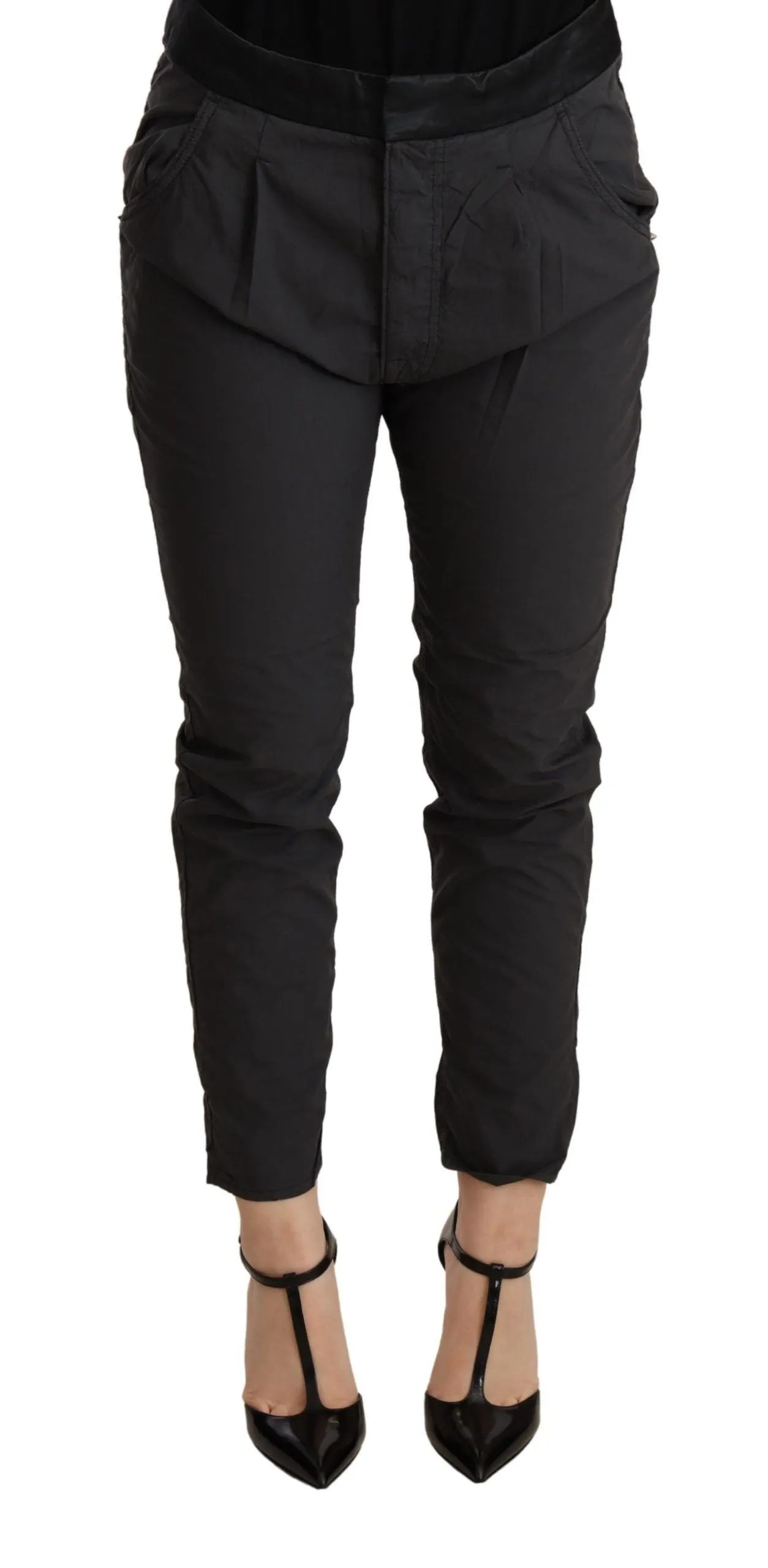 Elegant Mid Waist Slim Fit Skinny Pants sold by Louxly
