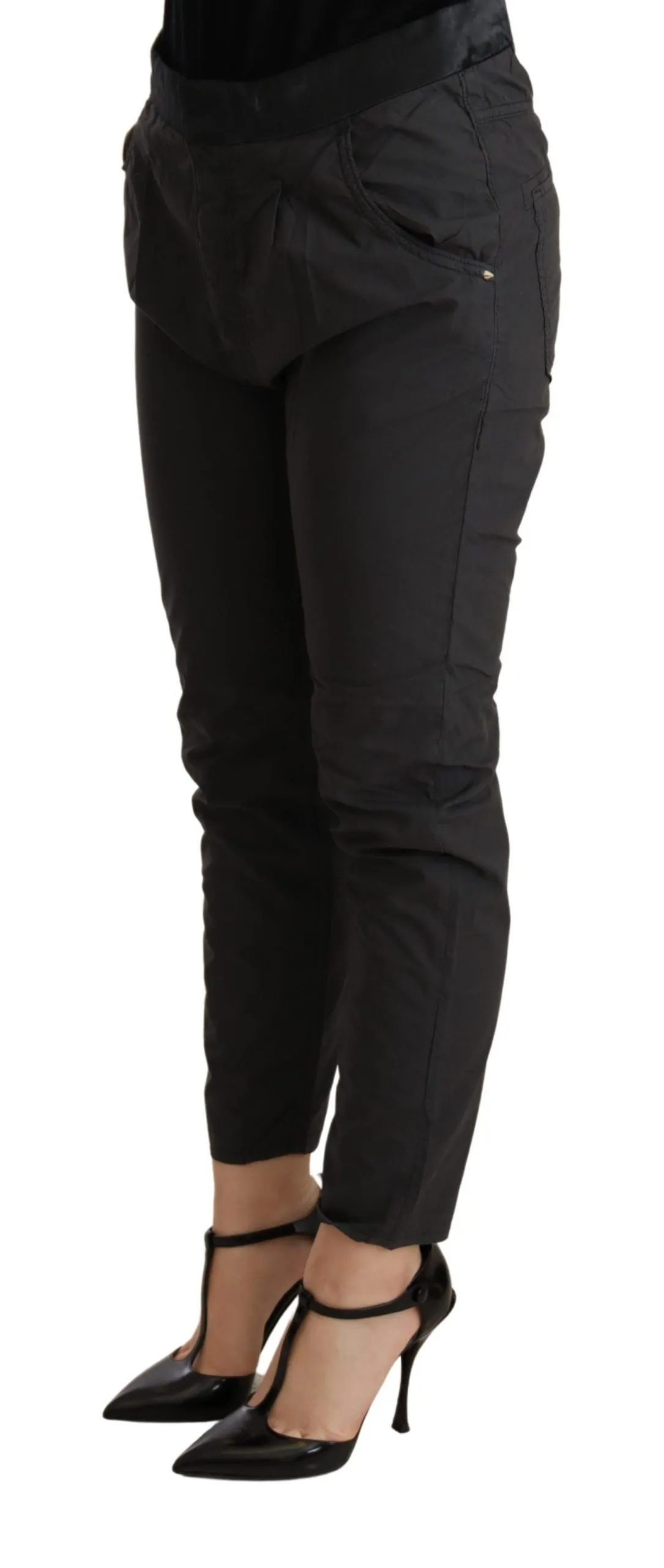 Elegant Mid Waist Slim Fit Skinny Pants sold by Louxly product image thumbnail 2