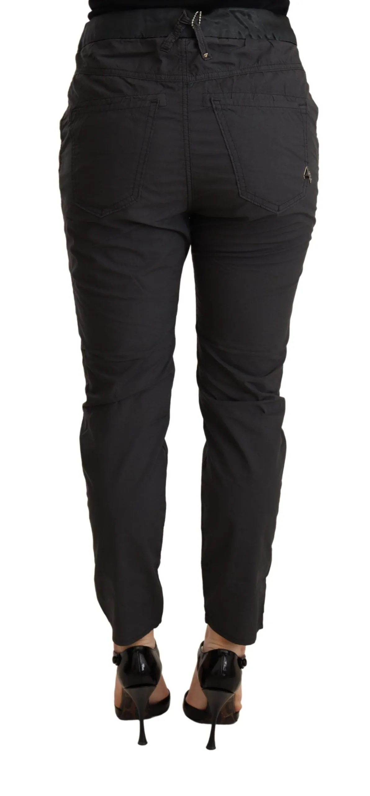 Elegant Mid Waist Slim Fit Skinny Pants sold by Louxly product image thumbnail 3