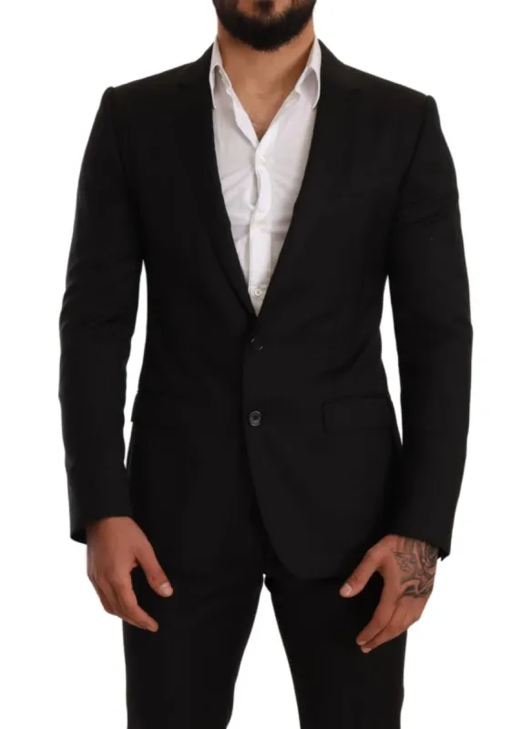 Elegant Slim Fit Martini Two-Piece Suit sold by Louxly