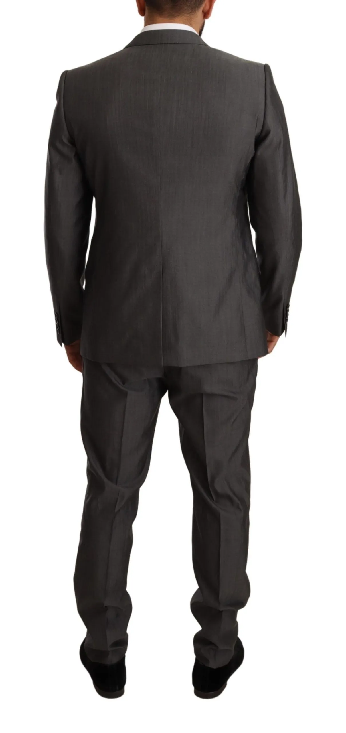 Elegant Martini Slim-Fit Wool Silk Suit sold by Louxly product image thumbnail 2