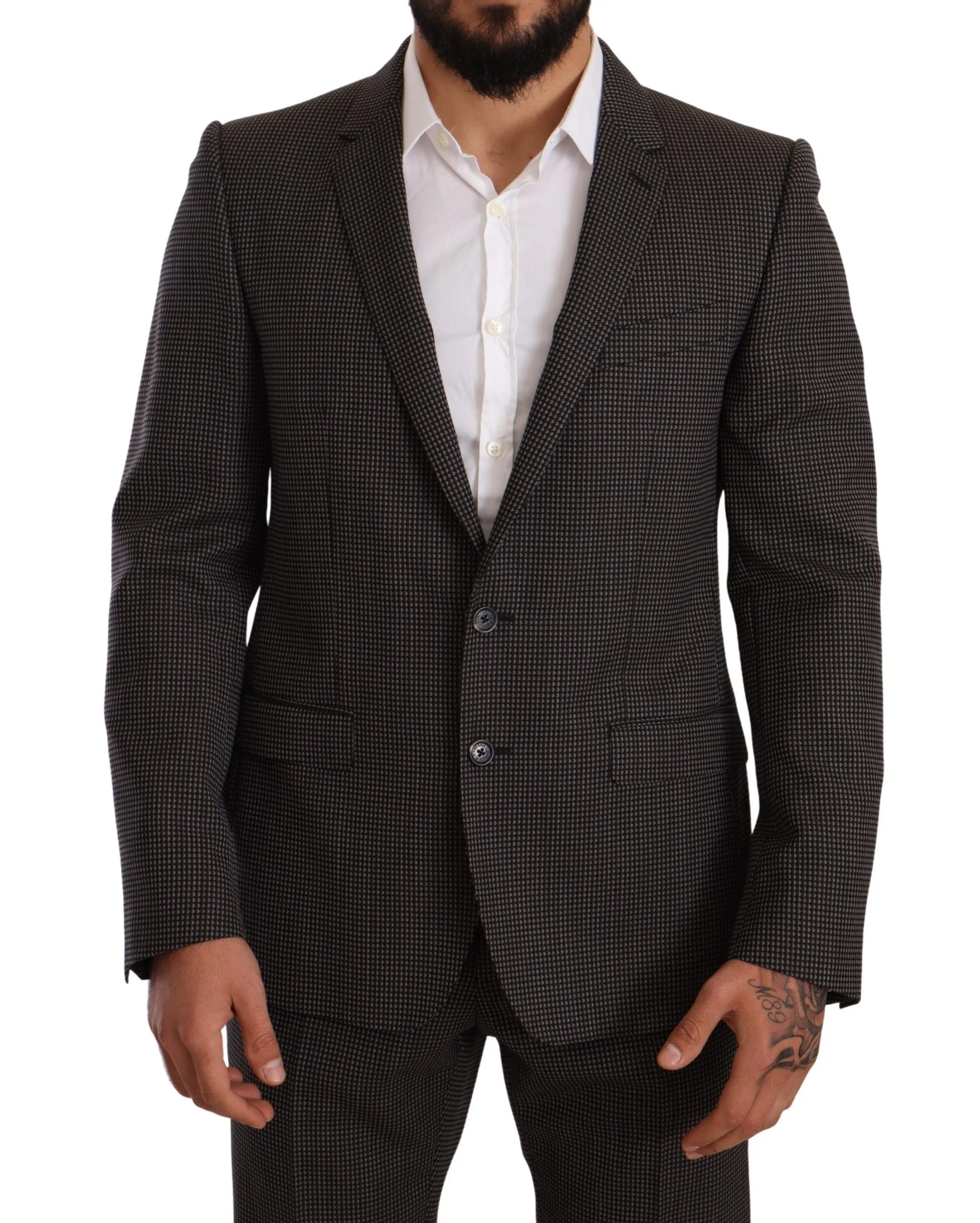 Elegant Gray Martini Woolen Suit Set sold by Louxly product image thumbnail 3