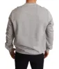 Regal Crown Cotton Sweater - Sophisticated Gray sold by Louxly