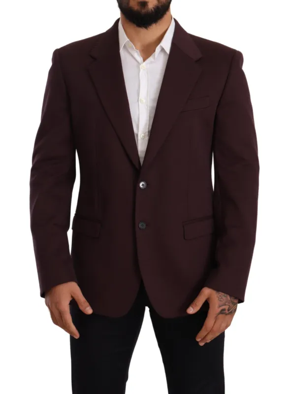 Elegant Indigo Slim Fit Blazer for Men sold by Louxly