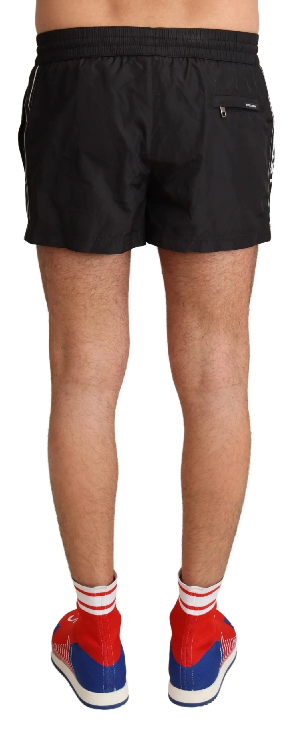 Elegant Black KING Motive Swim Trunks sold by Louxly product image thumbnail 2