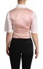Elegant Pink Metallic Sheen Waistcoat sold by Louxly