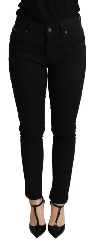 Elegant Slim Black Skinny Jeans sold by Louxly