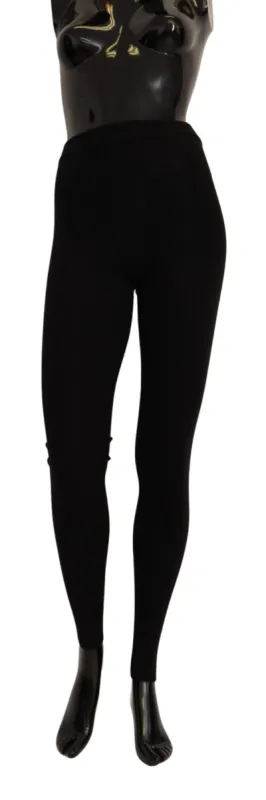 Elegant Black Cashmere Tights sold by Louxly