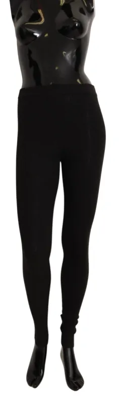 Elegant Cashmere Gray Tights | Winter Luxury made by Louxly