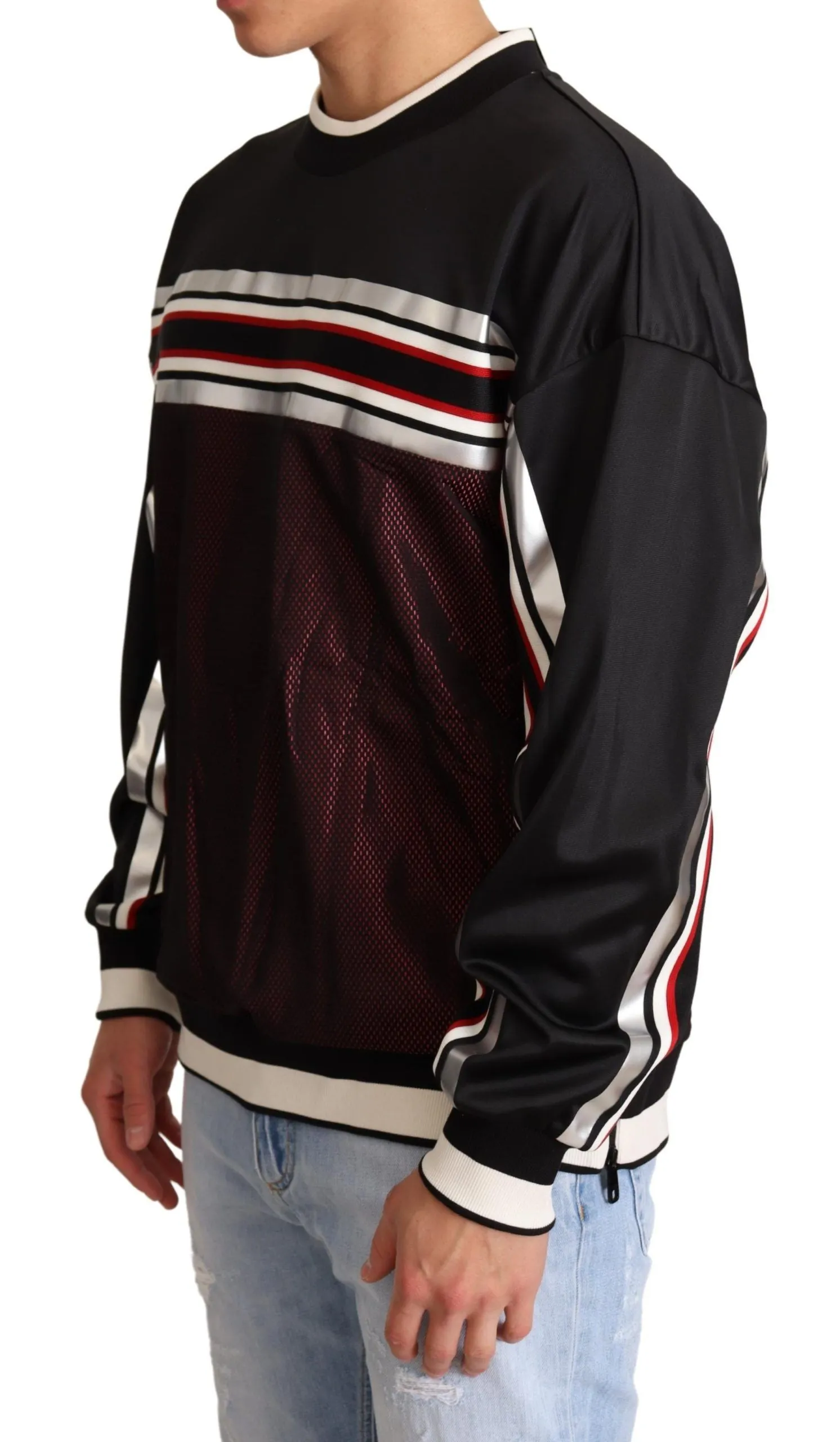 Elegant Crewneck Pullover Sweater in Black sold by Louxly product image thumbnail 4