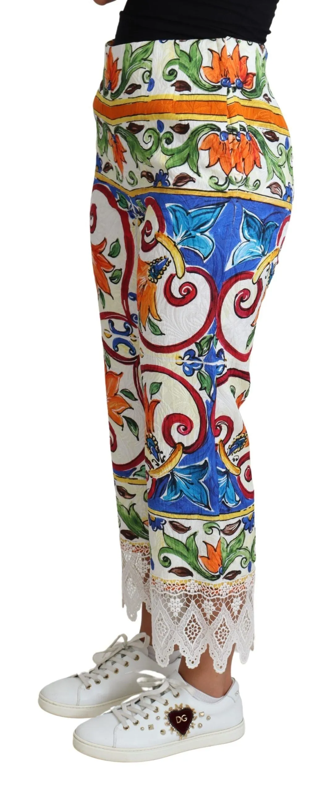 Majolica High Waist Cropped Trousers sold by Louxly product image thumbnail 2