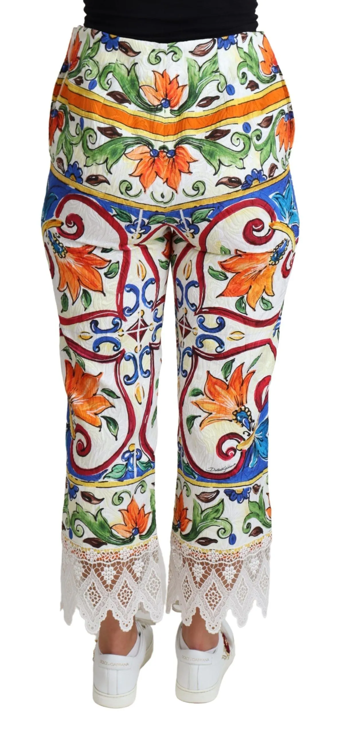 Majolica High Waist Cropped Trousers sold by Louxly product image thumbnail 3