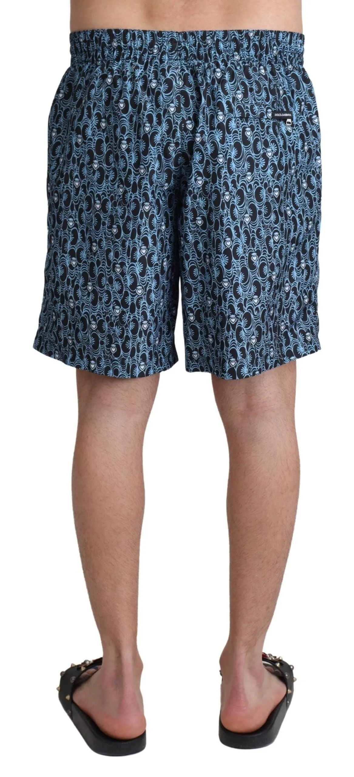 Chic Blue Drawstring Swim Trunks sold by Louxly product image thumbnail 3