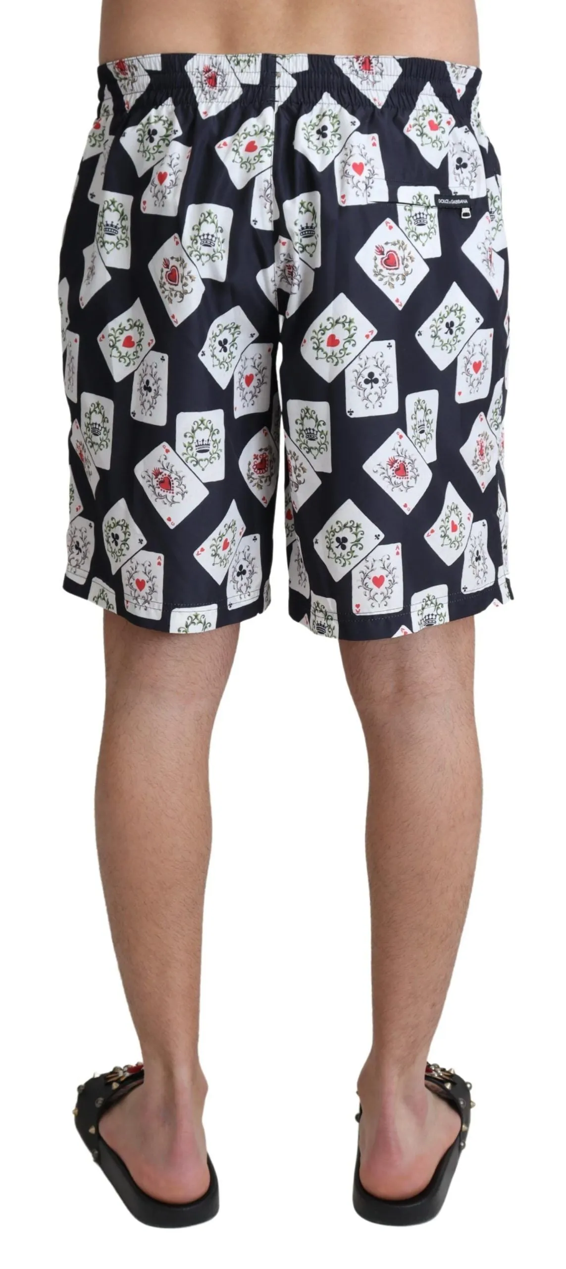 Multicolor Card Deck Printed Swim Trunks sold by Louxly product image thumbnail 3