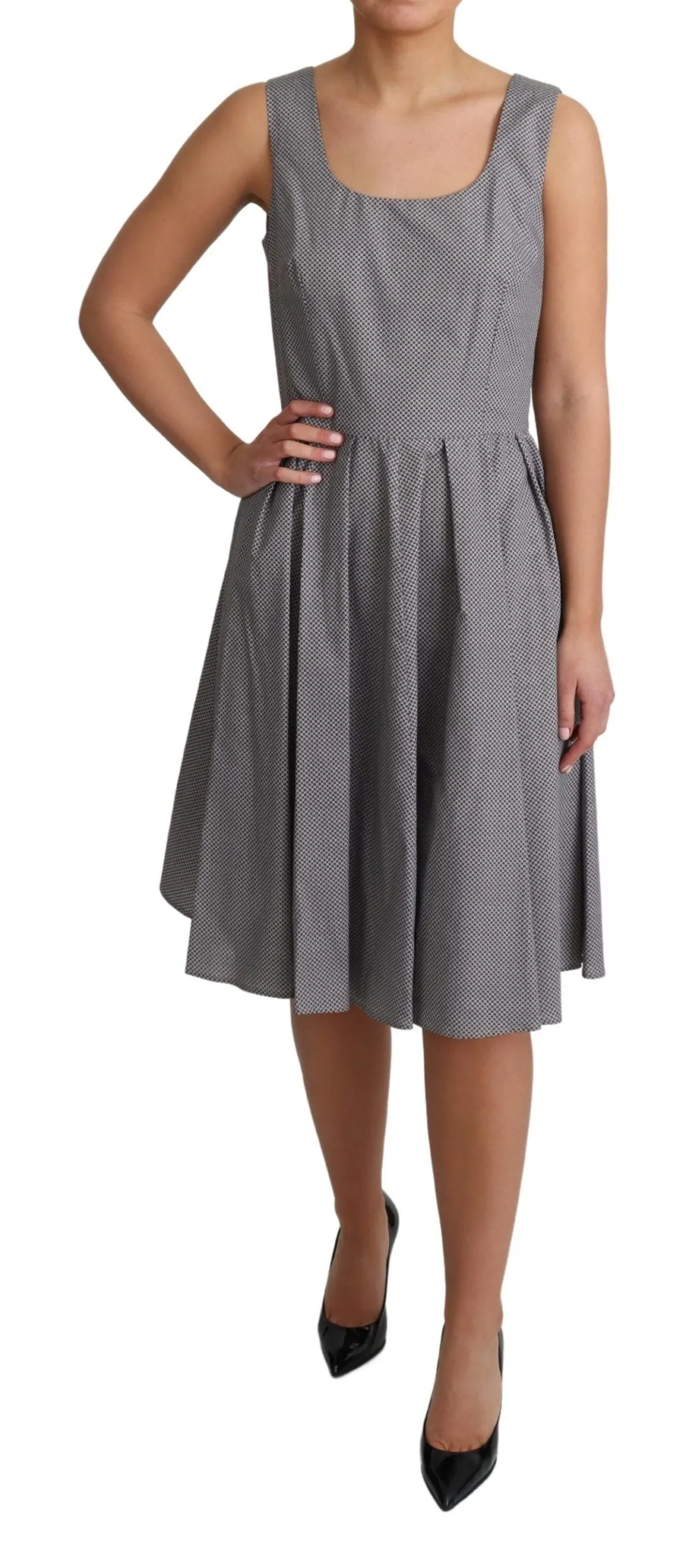 Sleeveless Geometric A-Line Dress sold by Louxly product image thumbnail 2