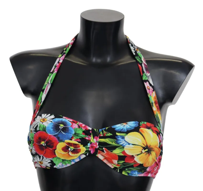 Floral Elegance High-End Bikini Top sold by Louxly