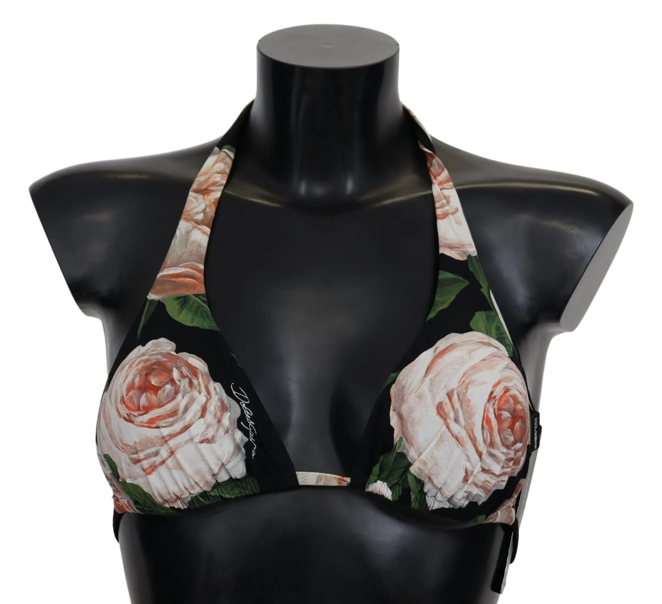 Elegant Floral Print Bikini Top sold by Louxly