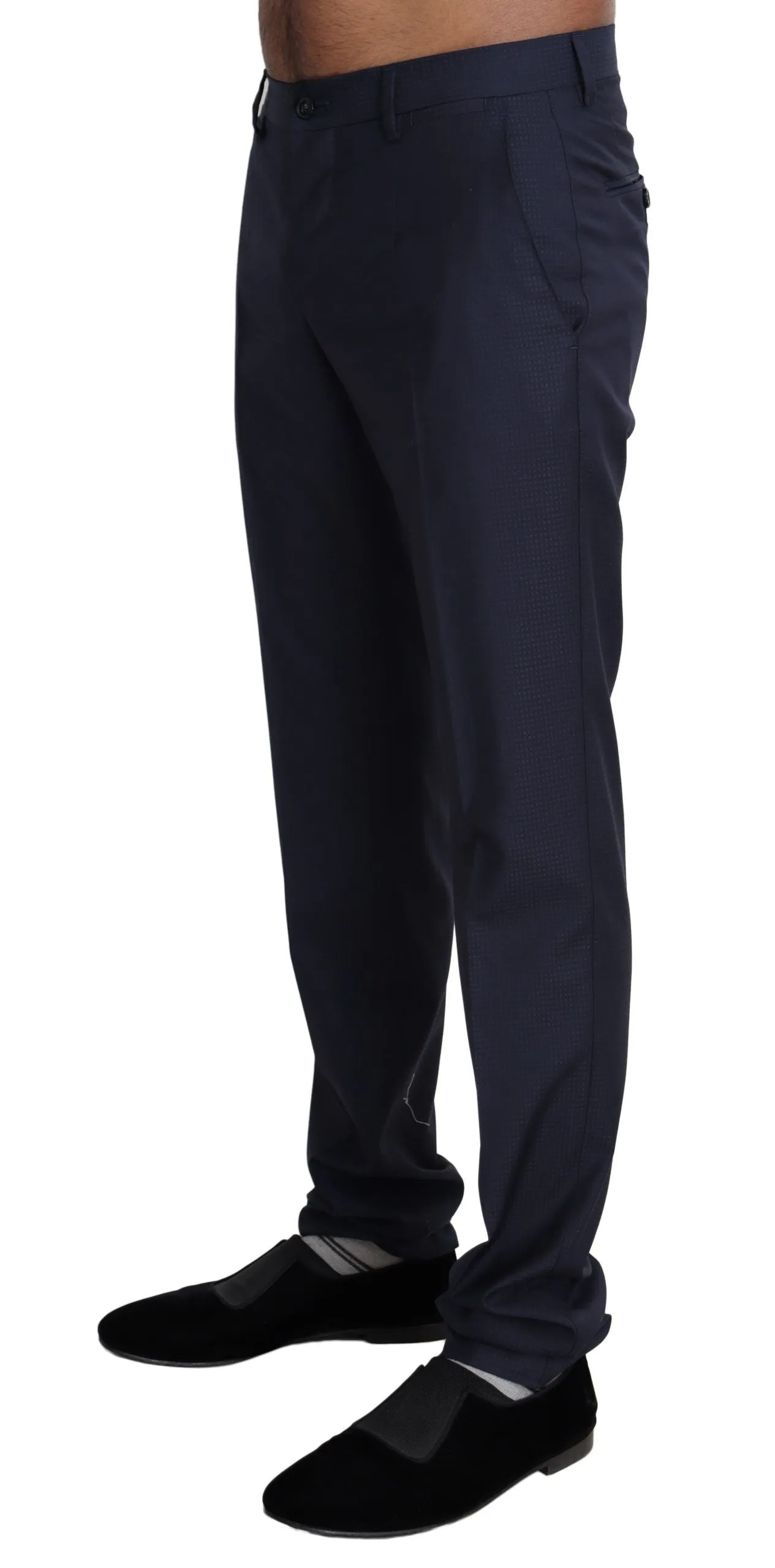 Elegant Slim Fit Wool Blend Dress Pants sold by Louxly product image thumbnail 2