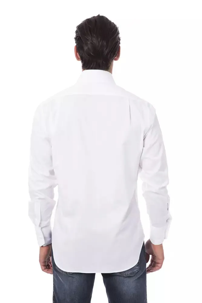 White Cotton Men Shirt sold by Louxly product image thumbnail 3