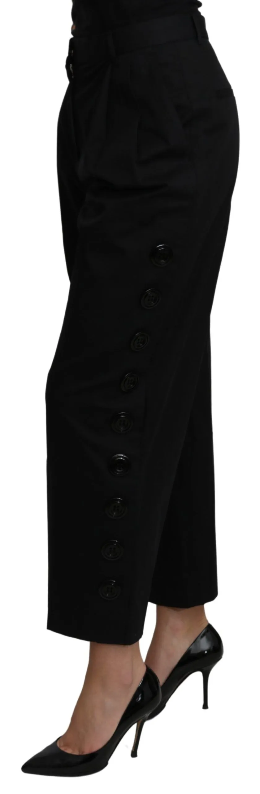 Elegant High Waist Cropped Pants sold by Louxly product image thumbnail 2