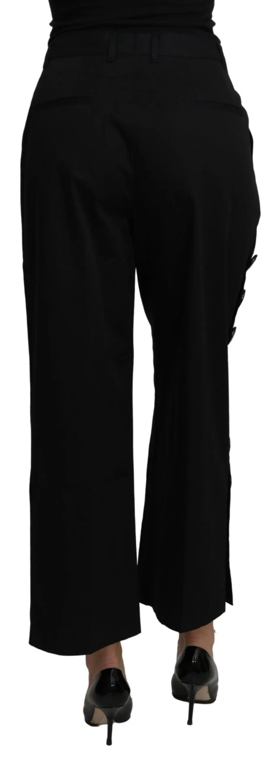 Elegant High Waist Cropped Pants sold by Louxly product image thumbnail 3