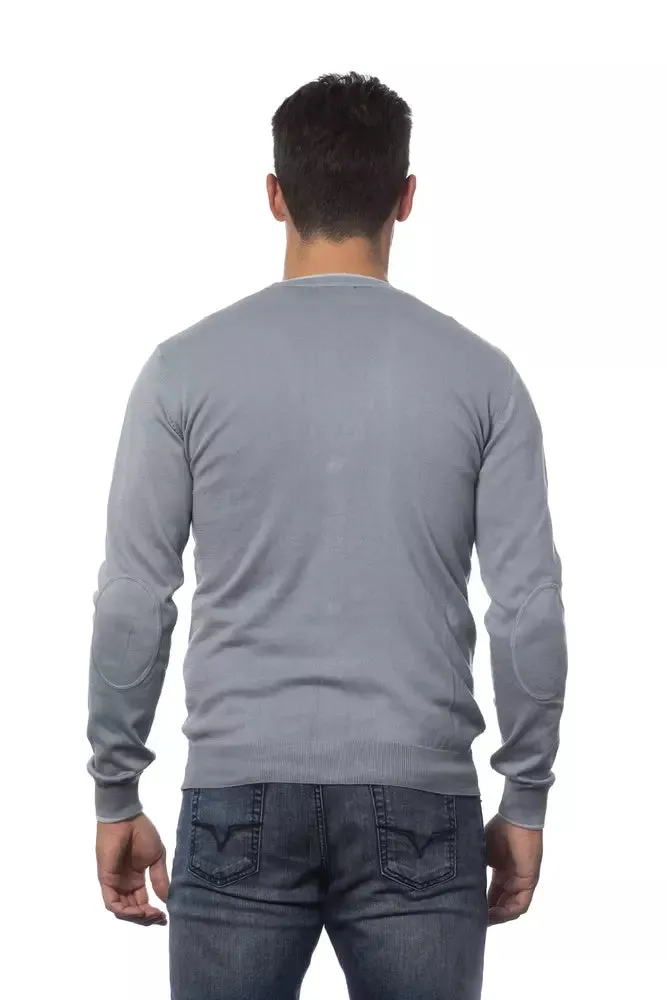 Gray Cotton Men Cardigan sold by Louxly product image thumbnail 3