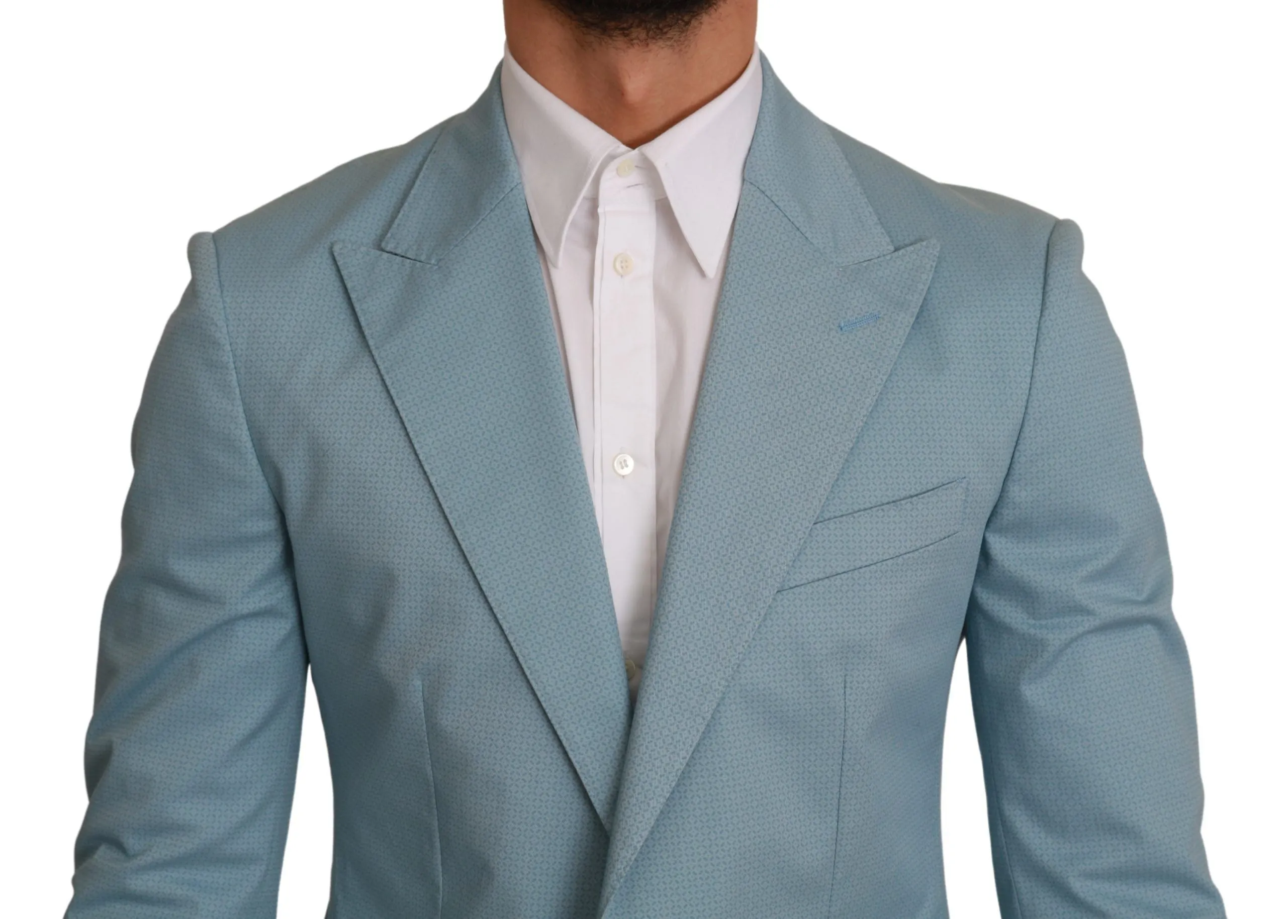 Elegant Blue Fantasy Pattern Blazer sold by Louxly product image thumbnail 4