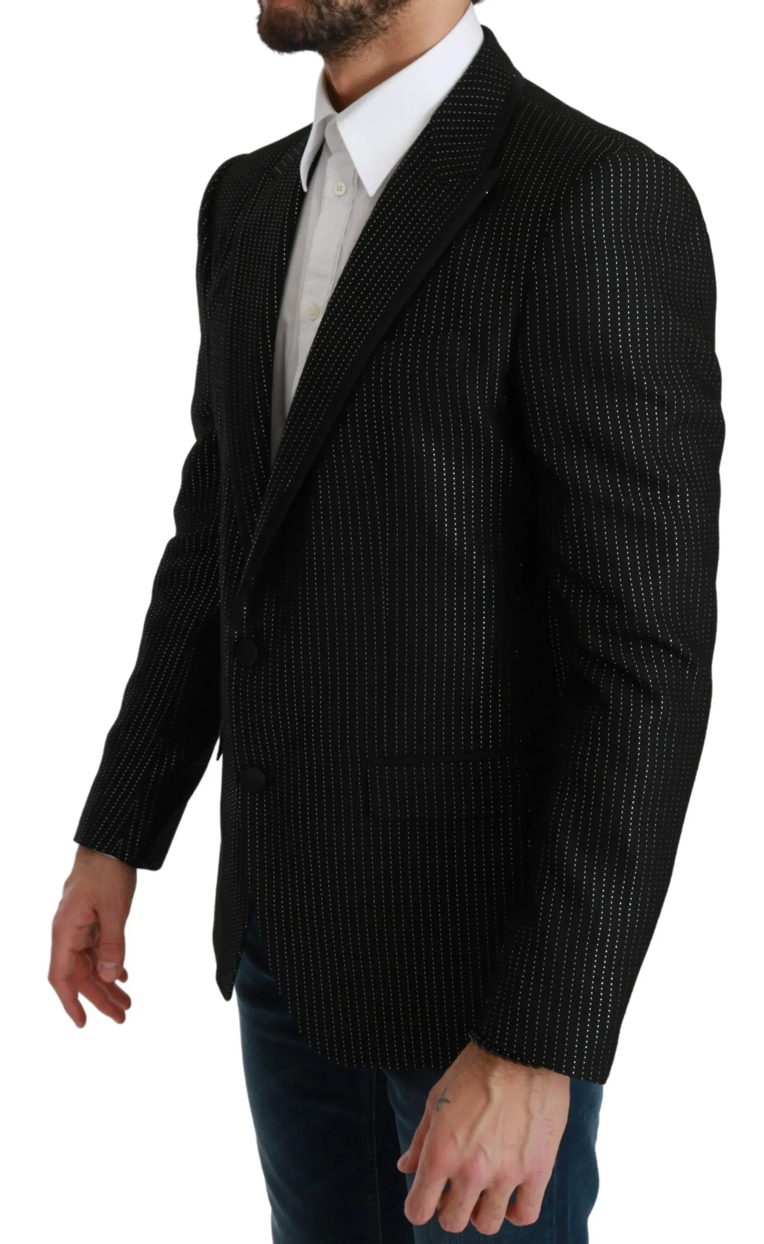 Elegant Slim Fit Formal Jacket Blazer sold by Louxly product image thumbnail 2