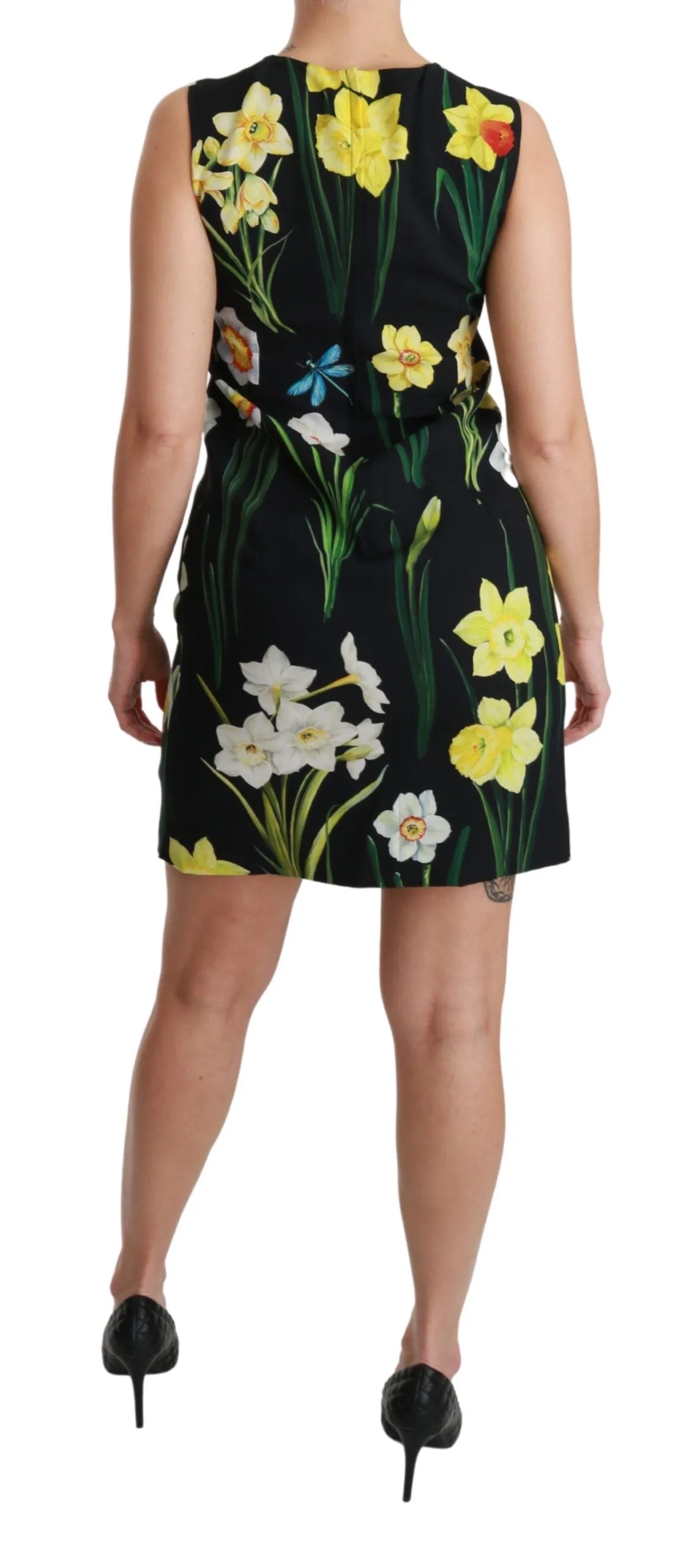 Floral Sheath Mini Dress - Elegance Redefined sold by Louxly product image thumbnail 4