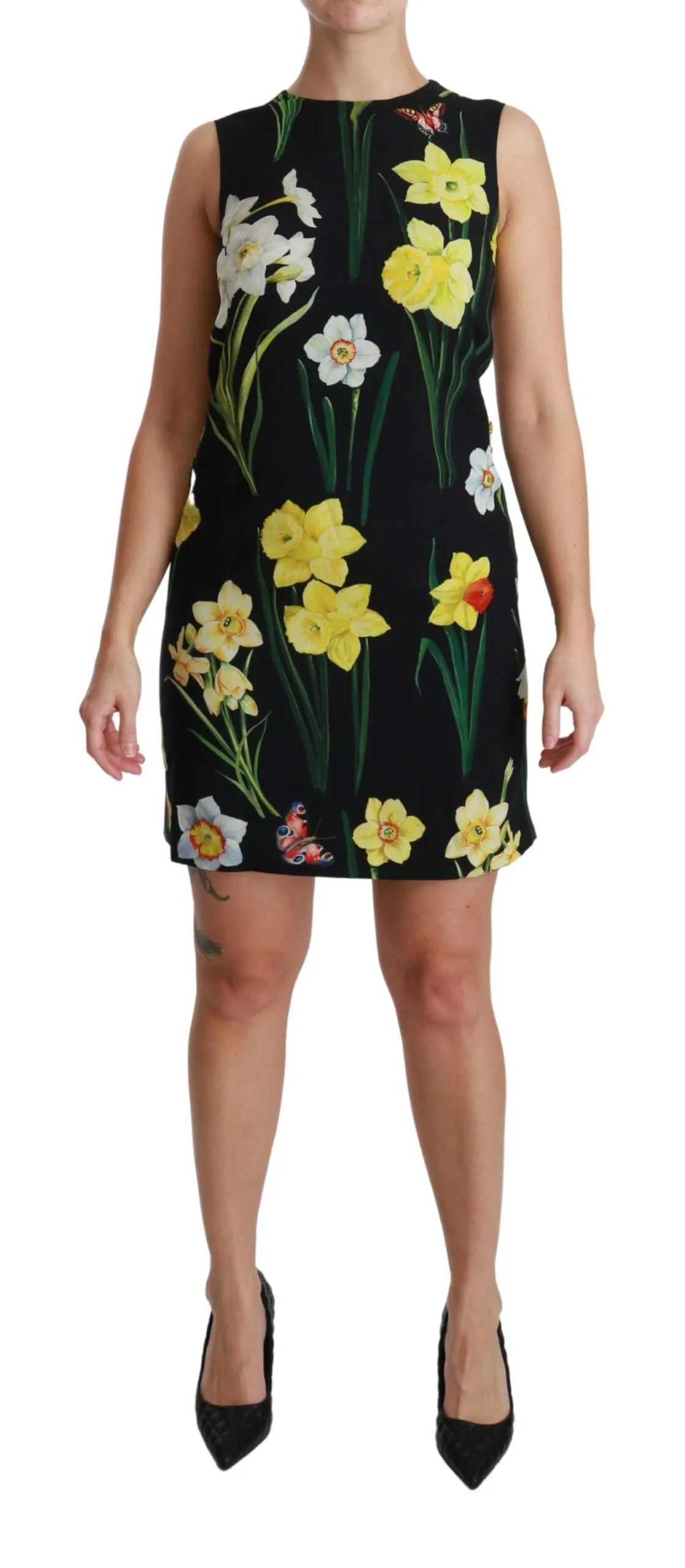 Floral Sheath Mini Dress - Elegance Redefined sold by Louxly