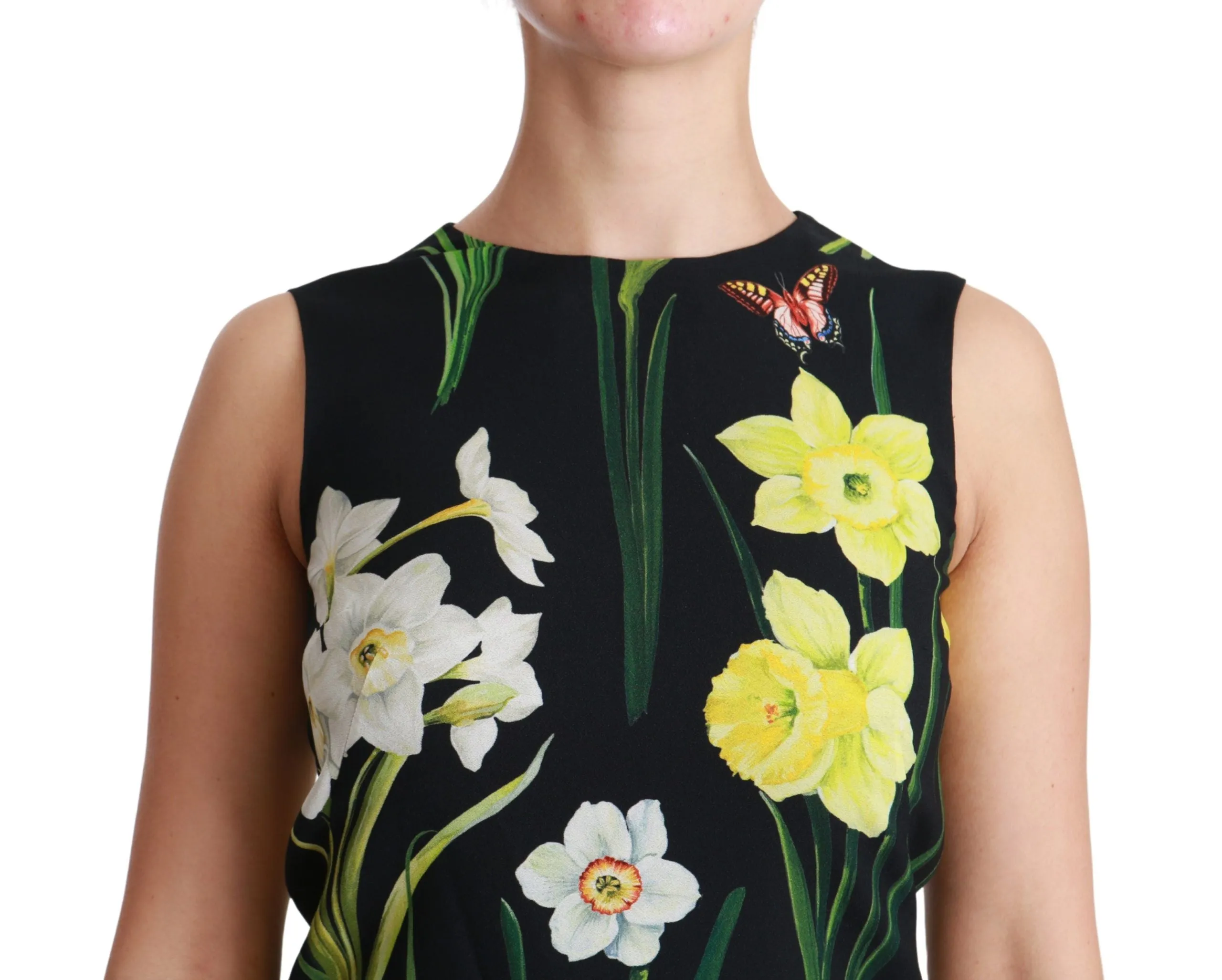 Floral Sheath Mini Dress - Elegance Redefined sold by Louxly product image thumbnail 5