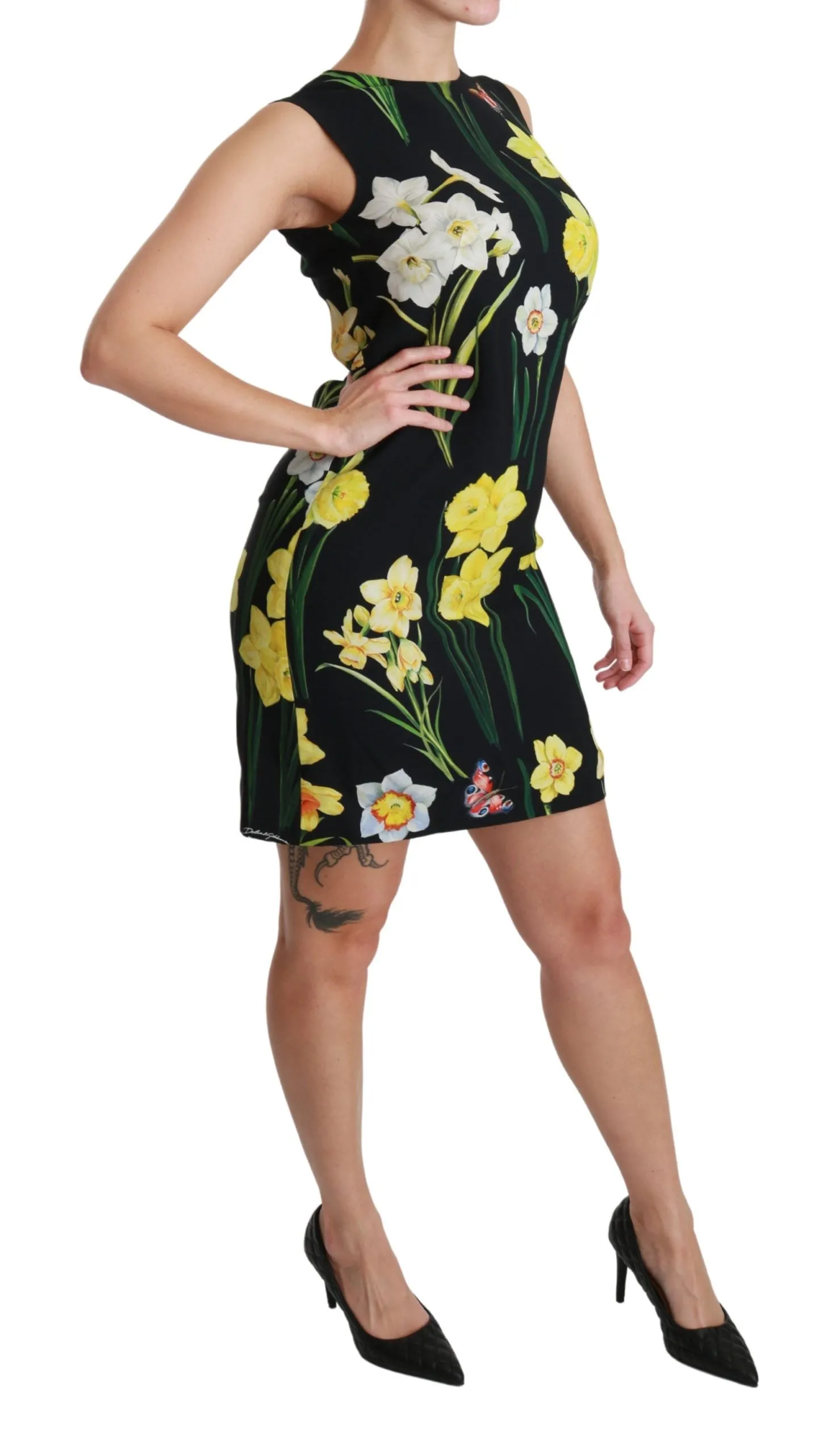 Floral Sheath Mini Dress - Elegance Redefined sold by Louxly product image thumbnail 2