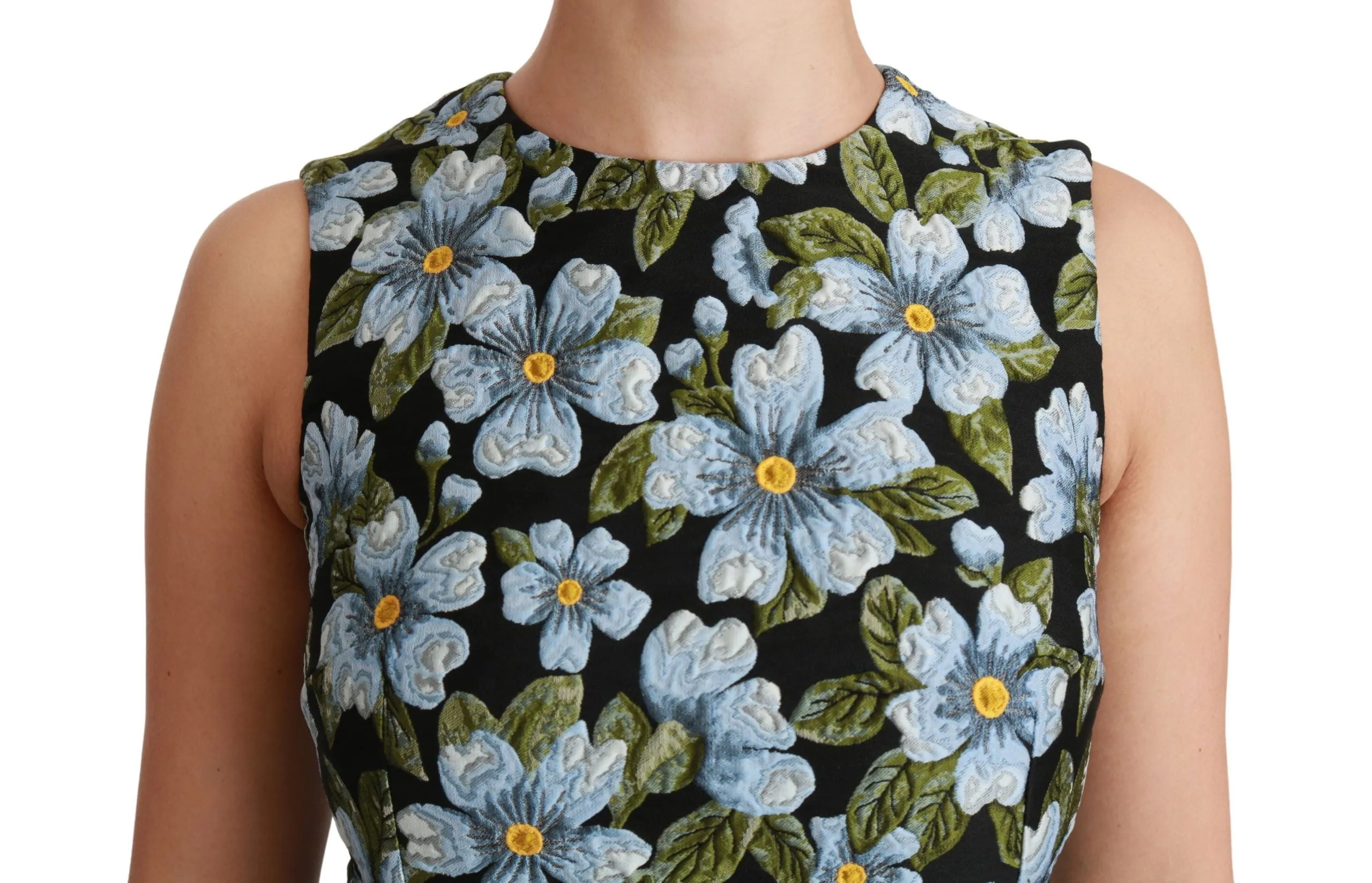 Elegant Floral Mini Shift Dress sold by Louxly product image thumbnail 4