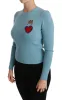 Queen Heart Beaded Wool Sweater sold by Louxly