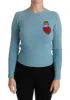 Queen Heart Beaded Wool Sweater sold by Louxly