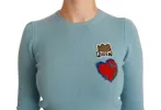 Queen Heart Beaded Wool Sweater sold by Louxly