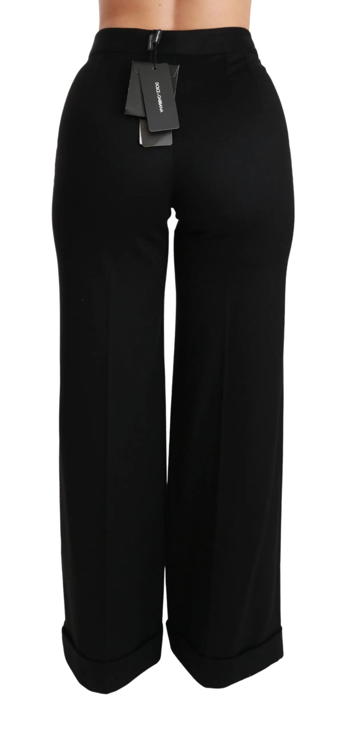 Elegant High Waist Flared Cashmere Pants sold by Louxly product image thumbnail 5