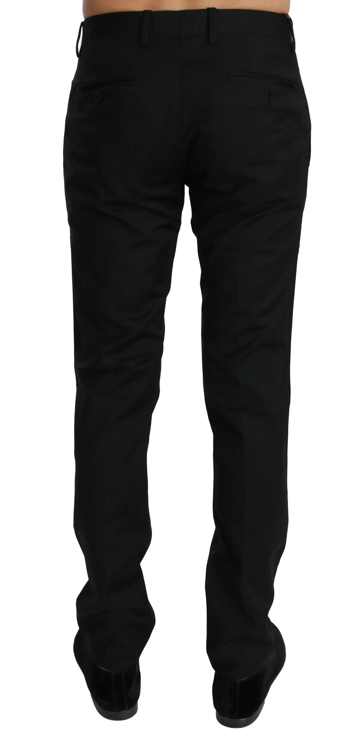 Elegant Black Wool Dress Pants sold by Louxly product image thumbnail 3
