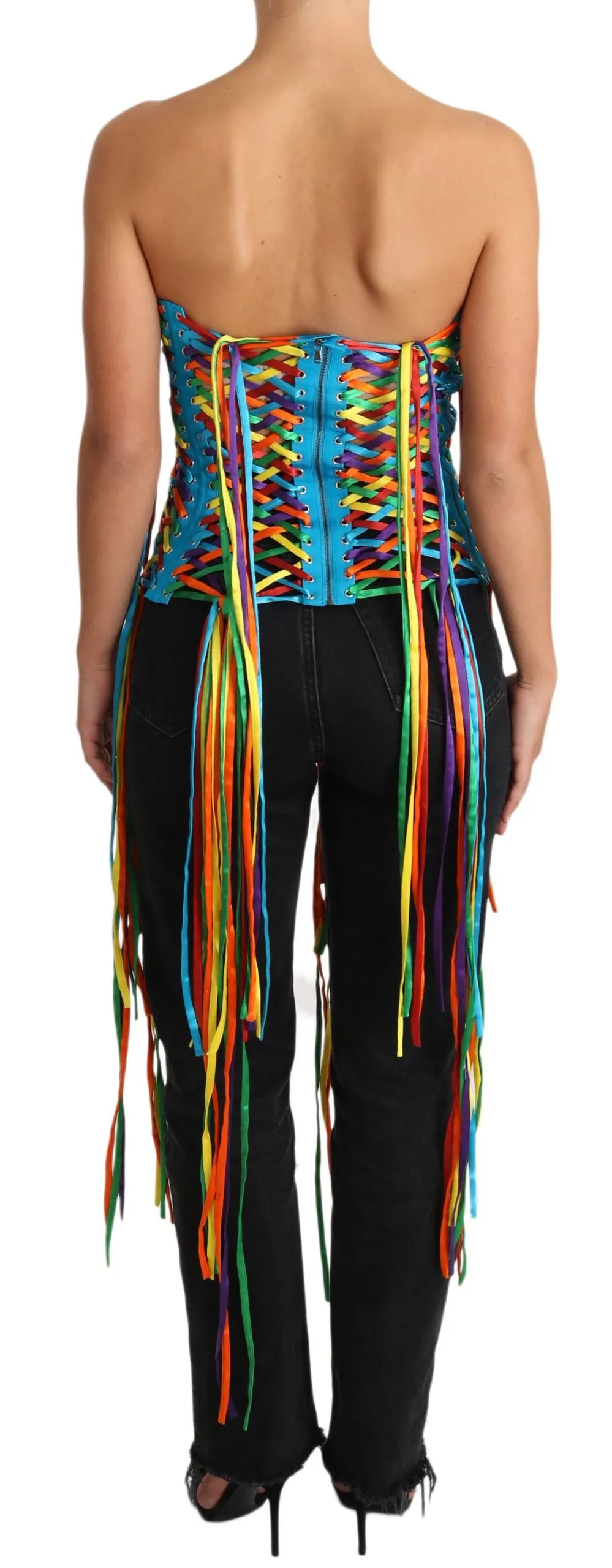 Multicolor Strapless Bustier Corset Top sold by Louxly product image thumbnail 4