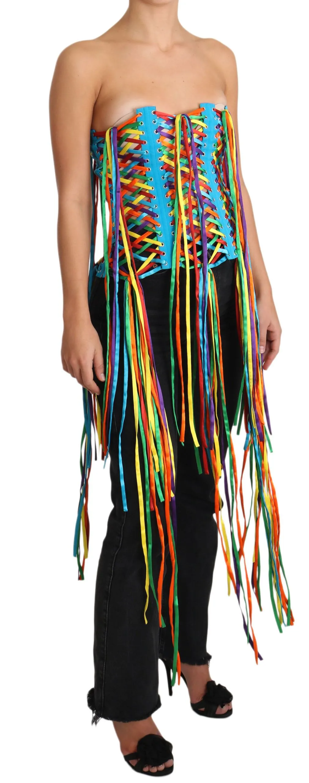Multicolor Strapless Bustier Corset Top sold by Louxly product image thumbnail 2