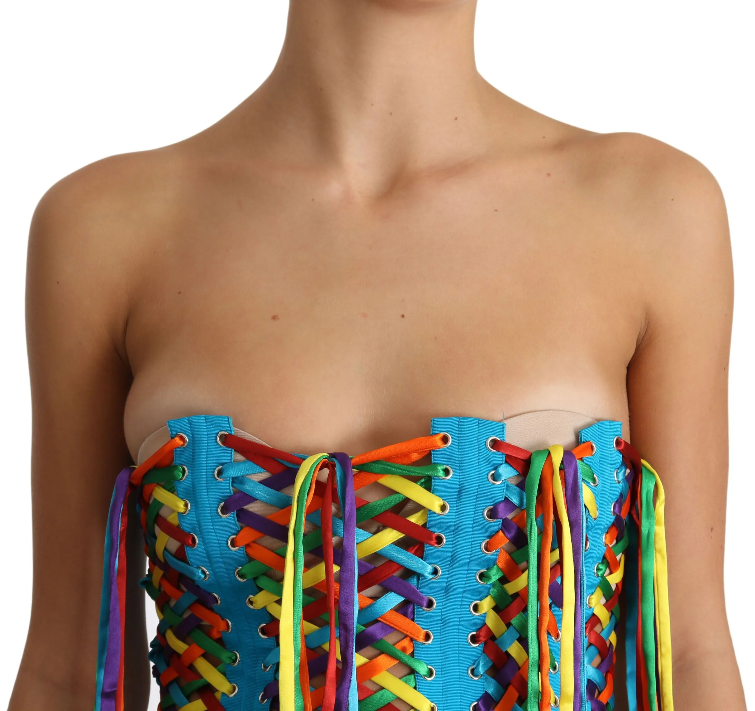 Multicolor Strapless Bustier Corset Top sold by Louxly product image thumbnail 5