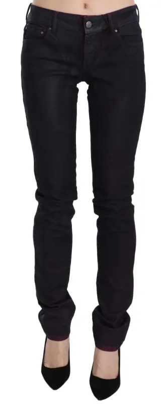 Chic Black Low Waist Skinny Denim made by Just Cavalli