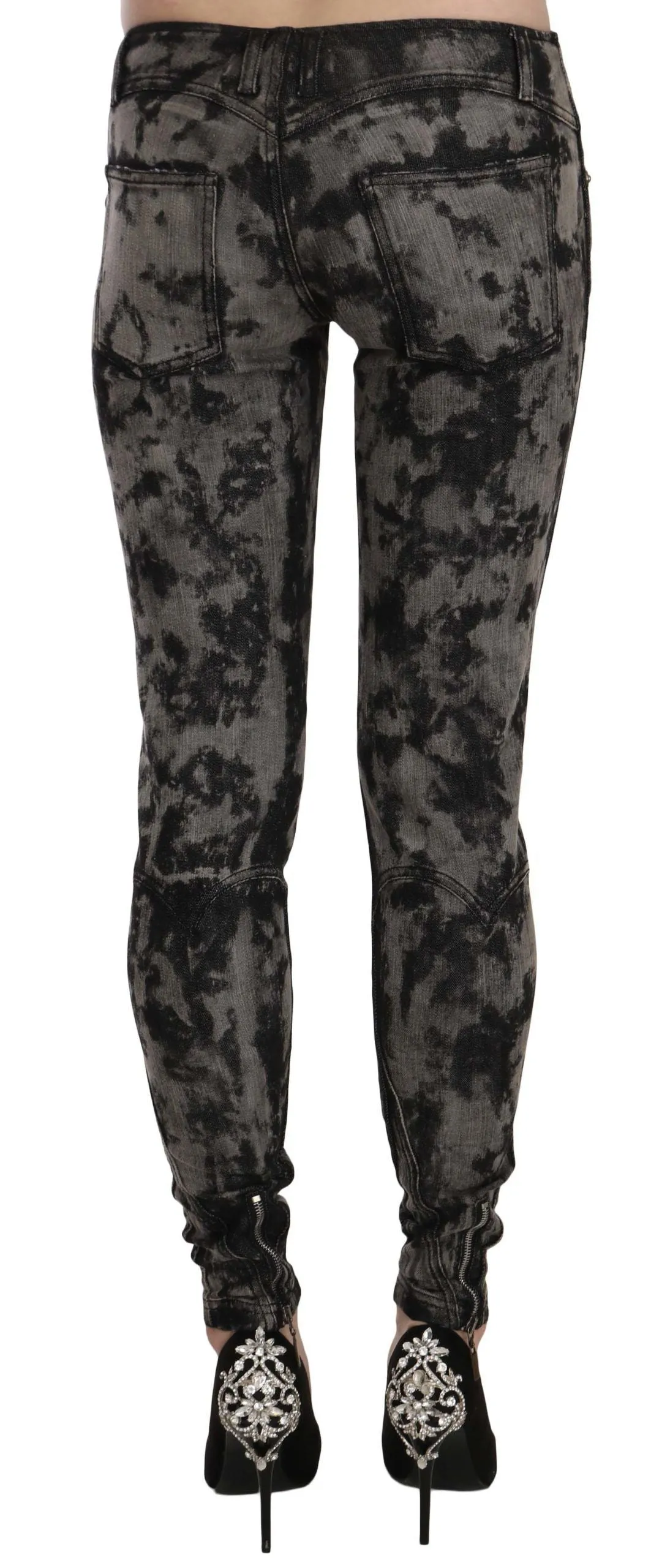 Elegant Low Waist Skinny Denim Pants sold by Louxly product image thumbnail 3