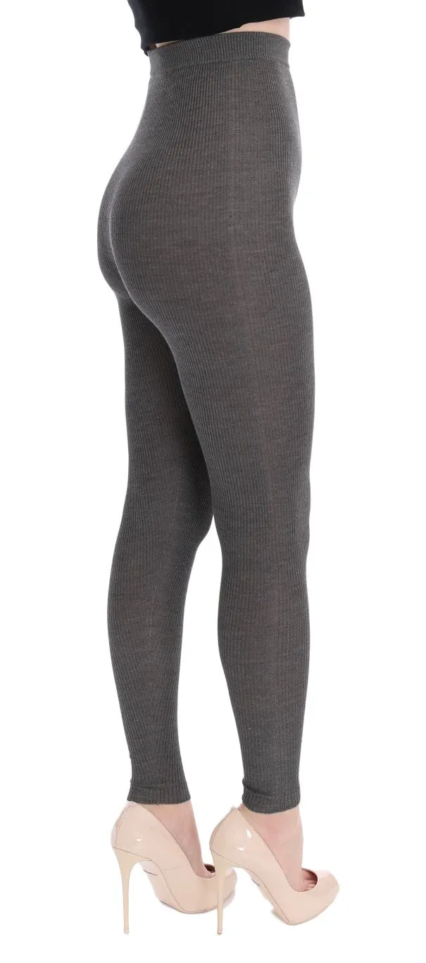 Elegant High Waist Cashmere Tights Pants sold by Louxly product image thumbnail 4