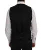 Elegant Striped Wool Blend Vest Waistcoat sold by Louxly