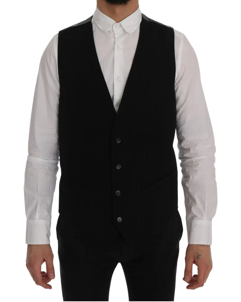 Elegant Striped Waistcoat Vest sold by Louxly