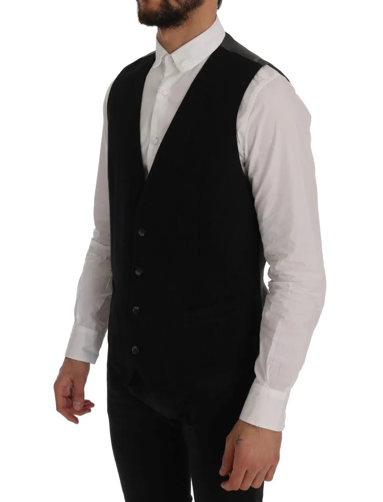 Elegant Striped Waistcoat Vest sold by Louxly product image thumbnail 2