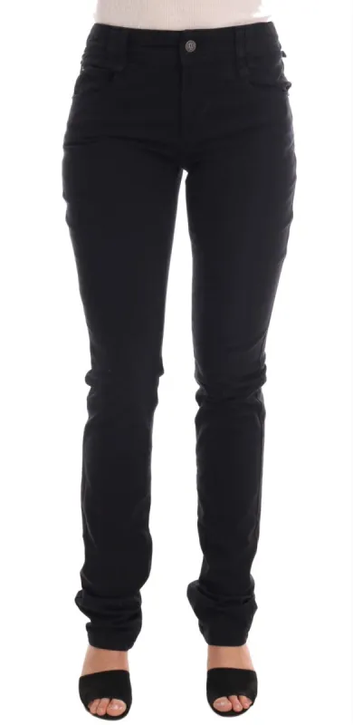 Chic Black Regular Fit Denim Jeans sold by Louxly